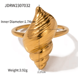 Sea Vibe Conch Resizable Ring