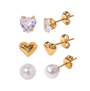 3 Earring Set - Hearty Love