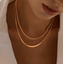 Snake Twisty Layered Necklace