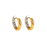 Small Dainty Hoop Earring - 4mm Thick