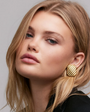 Striped Statement Earring