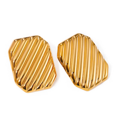 Striped Statement Earring