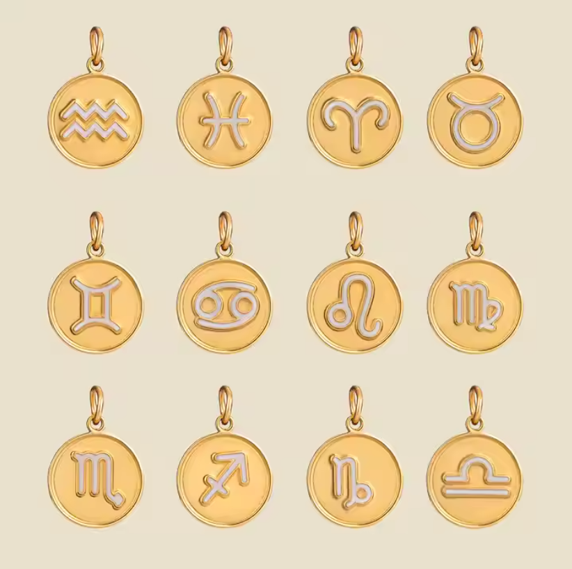 DIY Zodiac Alphabet Letter Birthday Charm/Pendant