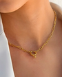 Buy Gold Plated Lock Necklace for Women