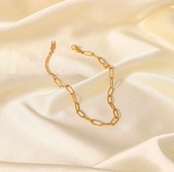 Paper Clip Anklet - Single piece