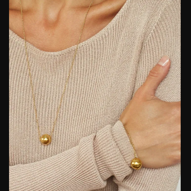 Orb Height Adjustable Necklace