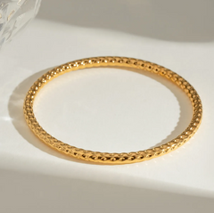 Textured Bangle - Single Piece