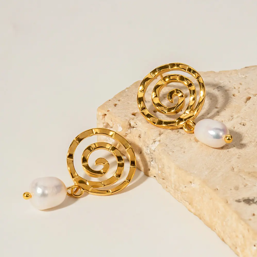 Chakra Pearl Earring