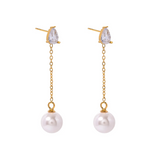 Zia Pearl Hanging Earring