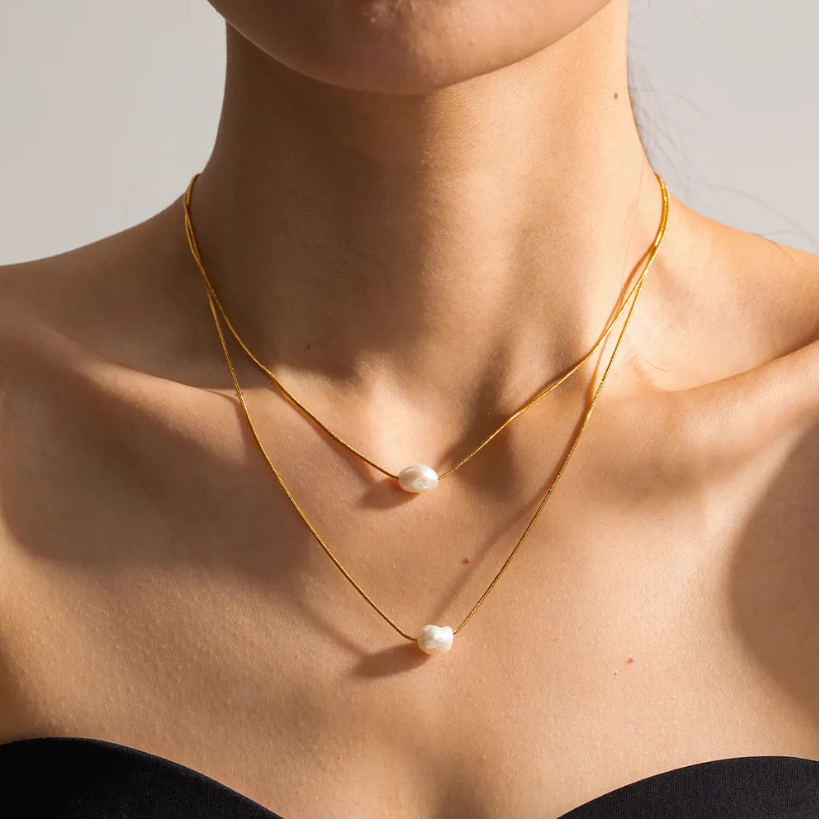 Pearl Layered Necklace