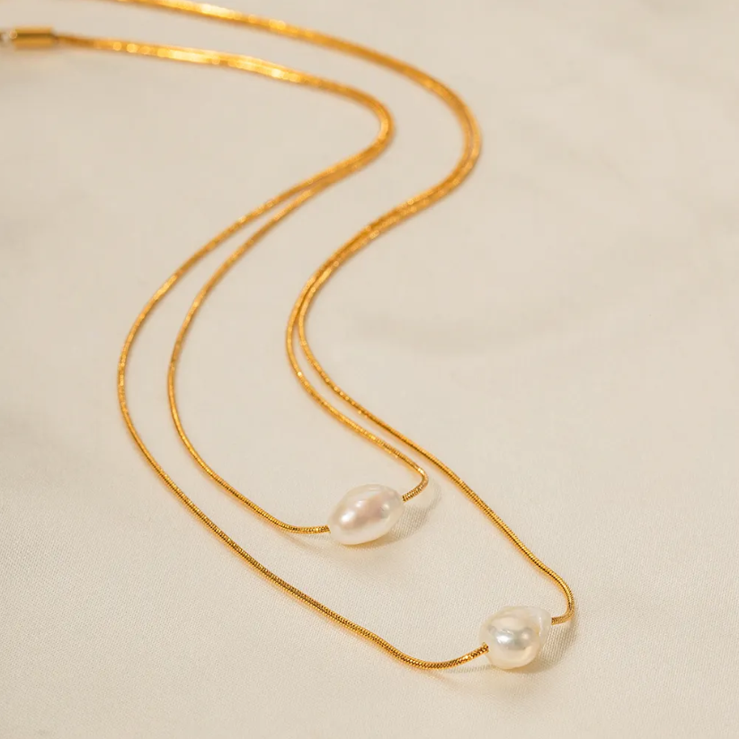 Pearl Layered Necklace