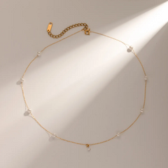 Dainty Pearl Necklace