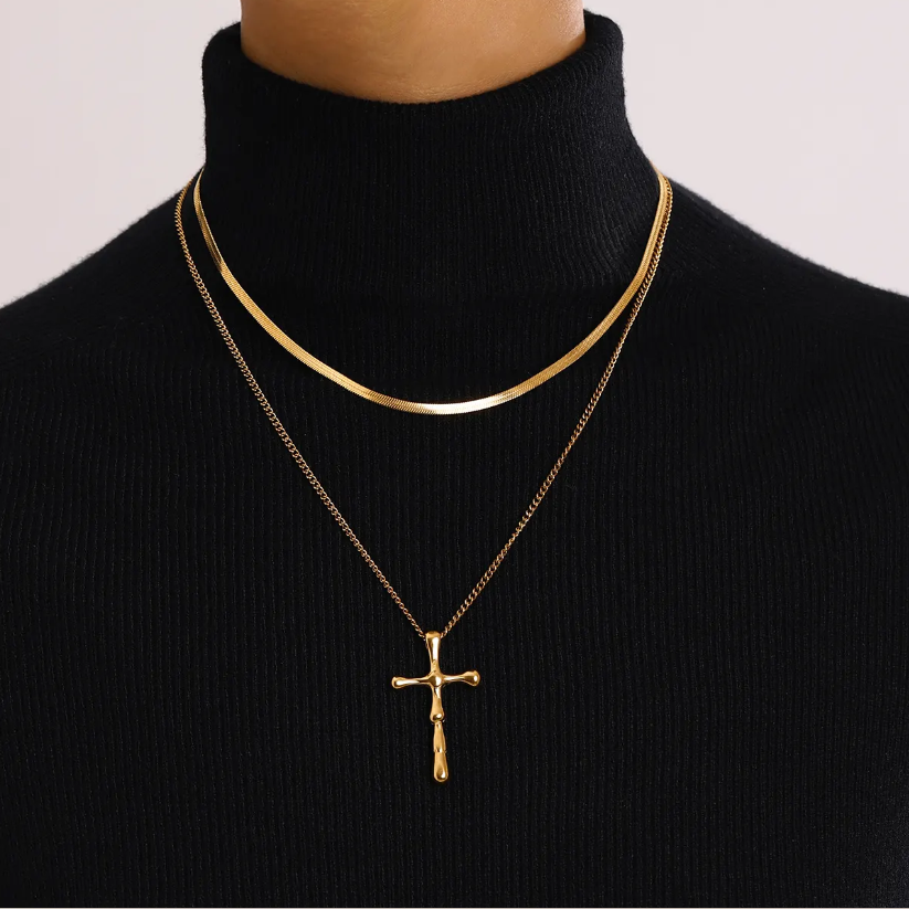 Buy Gold Cross Necklace Online