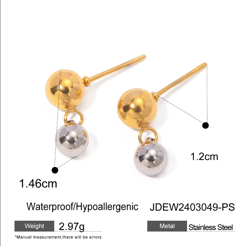 Orb Sphere Earring