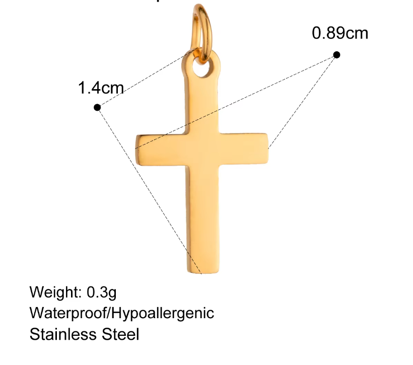 DIY Cross Necklace