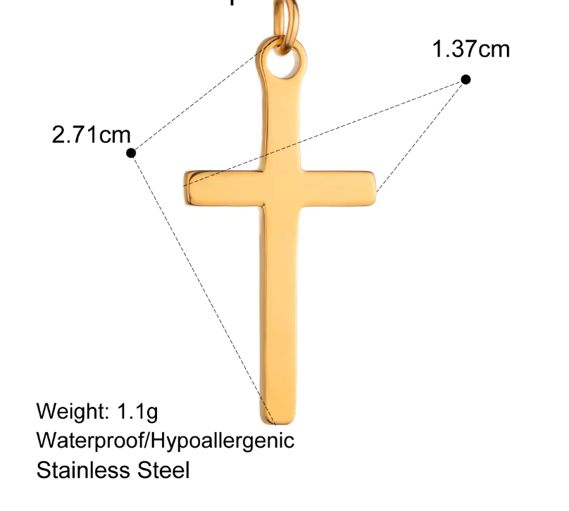 DIY Cross Necklace