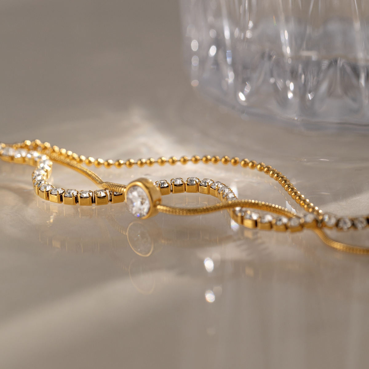 Layered Tennis Bracelet