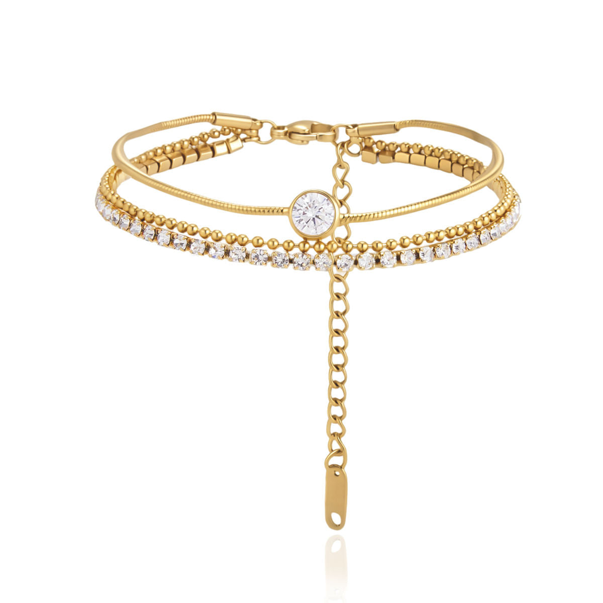 Layered Tennis Bracelet