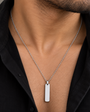 Engravable Bar Chain - Silver