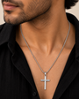 Solstice Cross Chain - Silver