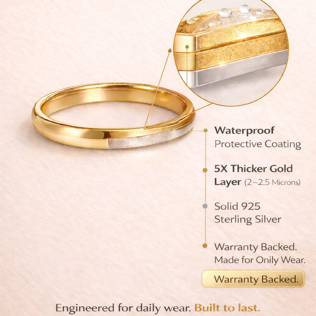 925 Silver 22kt Gold Plated Cross Zirconia Necklace