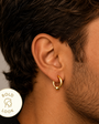 Bolt Hoop Earring