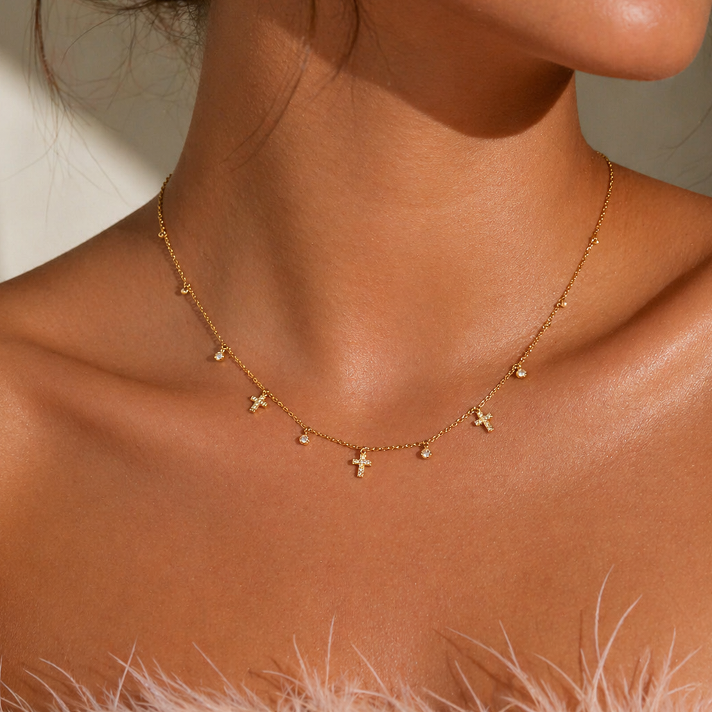 Buy waterproof Gold necklace 
