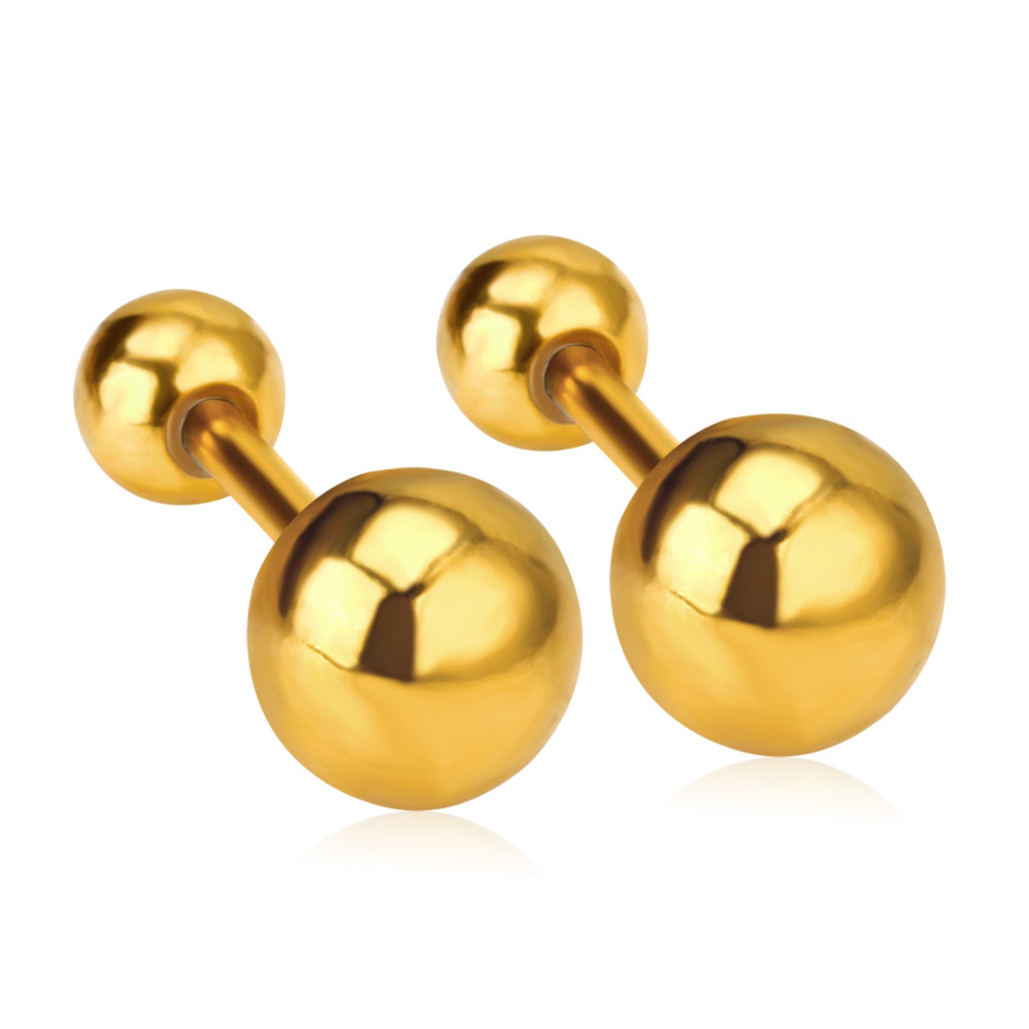 Orb Pin Earring - 6 MM