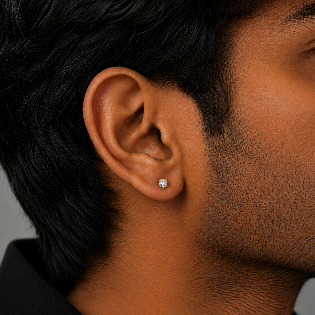 Diamond Stud Earring - 4 MM