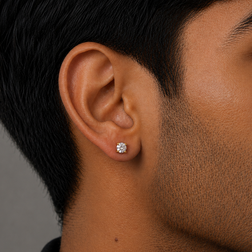 Diamond Stud Earring - 5 MM