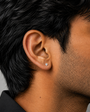 Diamond Stud Earring - 3 MM - Silver
