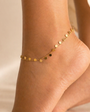 Disc Tassel Anklet