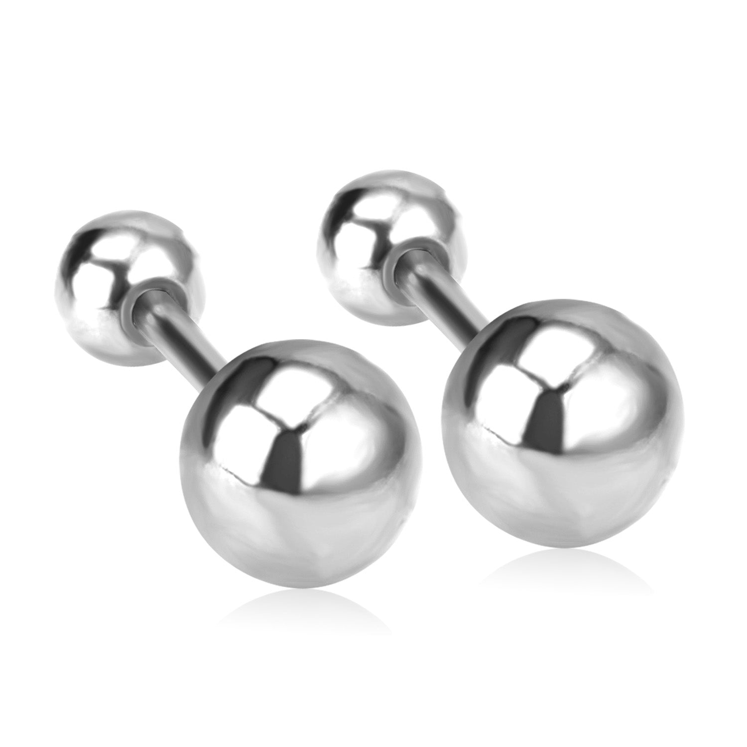 Orb Pin Earring - 6 MM - S