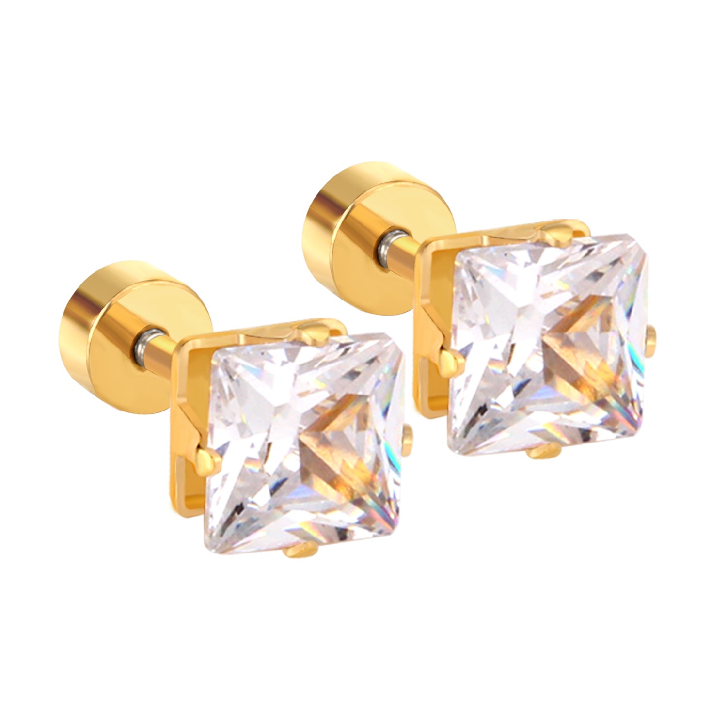 Icon Stud Earring - 7 MM