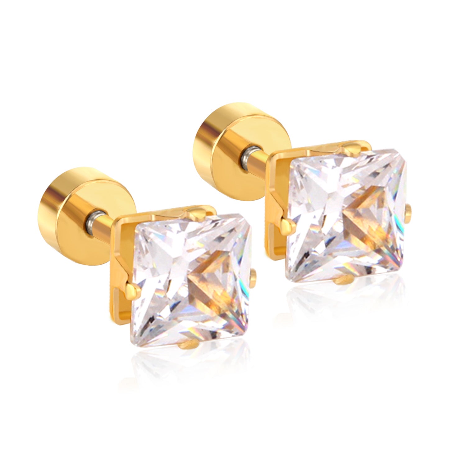 Icon Stud Earring - 6 MM