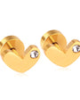Classic Heart Stud Earring