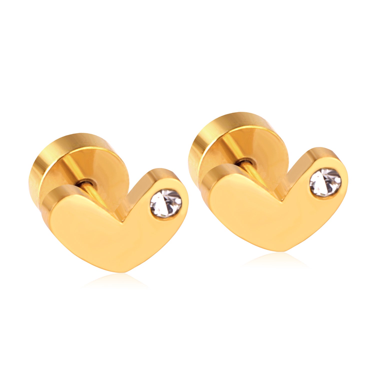 Classic Heart Stud Earring