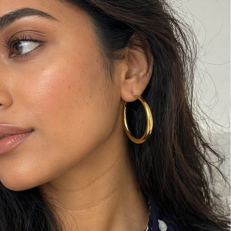 Dune Hoop Earring – Dimplery