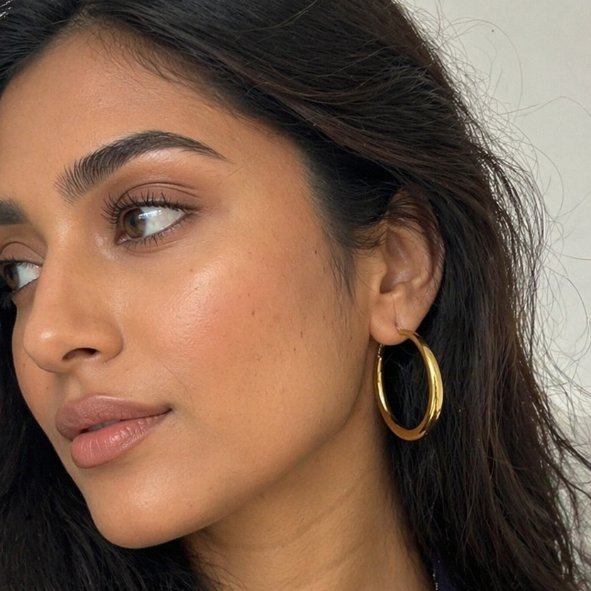 Dune Hoop Earring