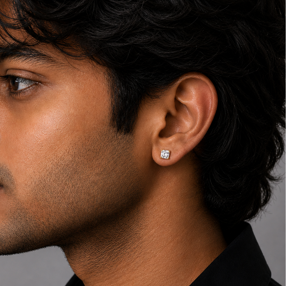 Icon Stud Earring - 5 MM