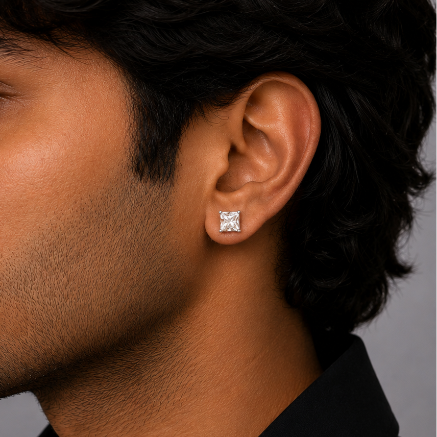 Icon Stud Earring - 7 MM