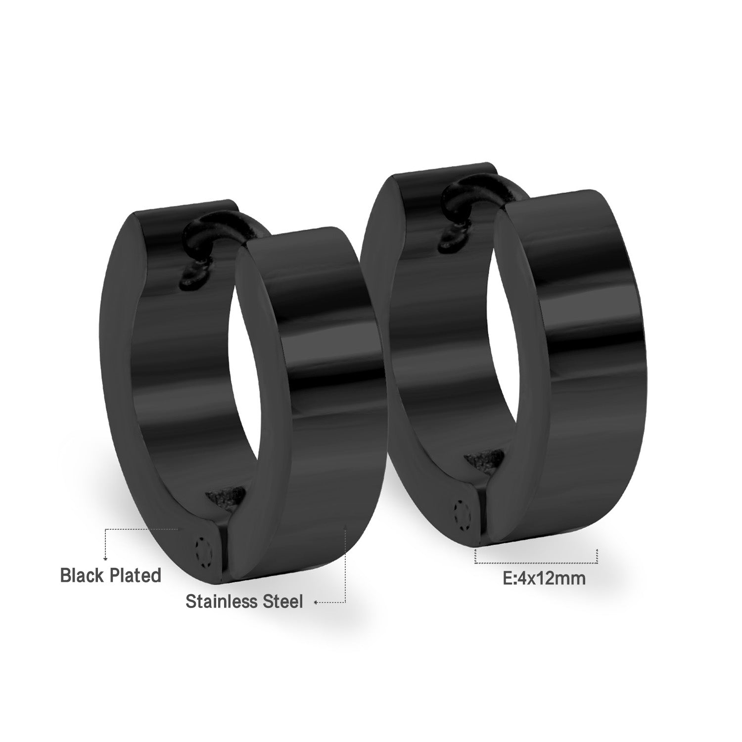 Rim Hoop Earring - B