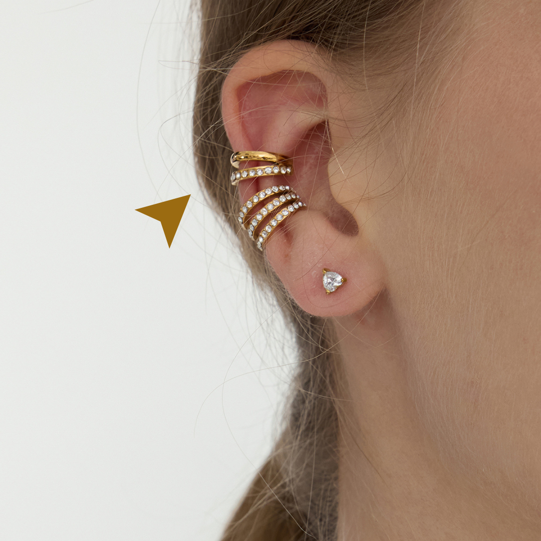 Lustre Line Ear Cuff Earring