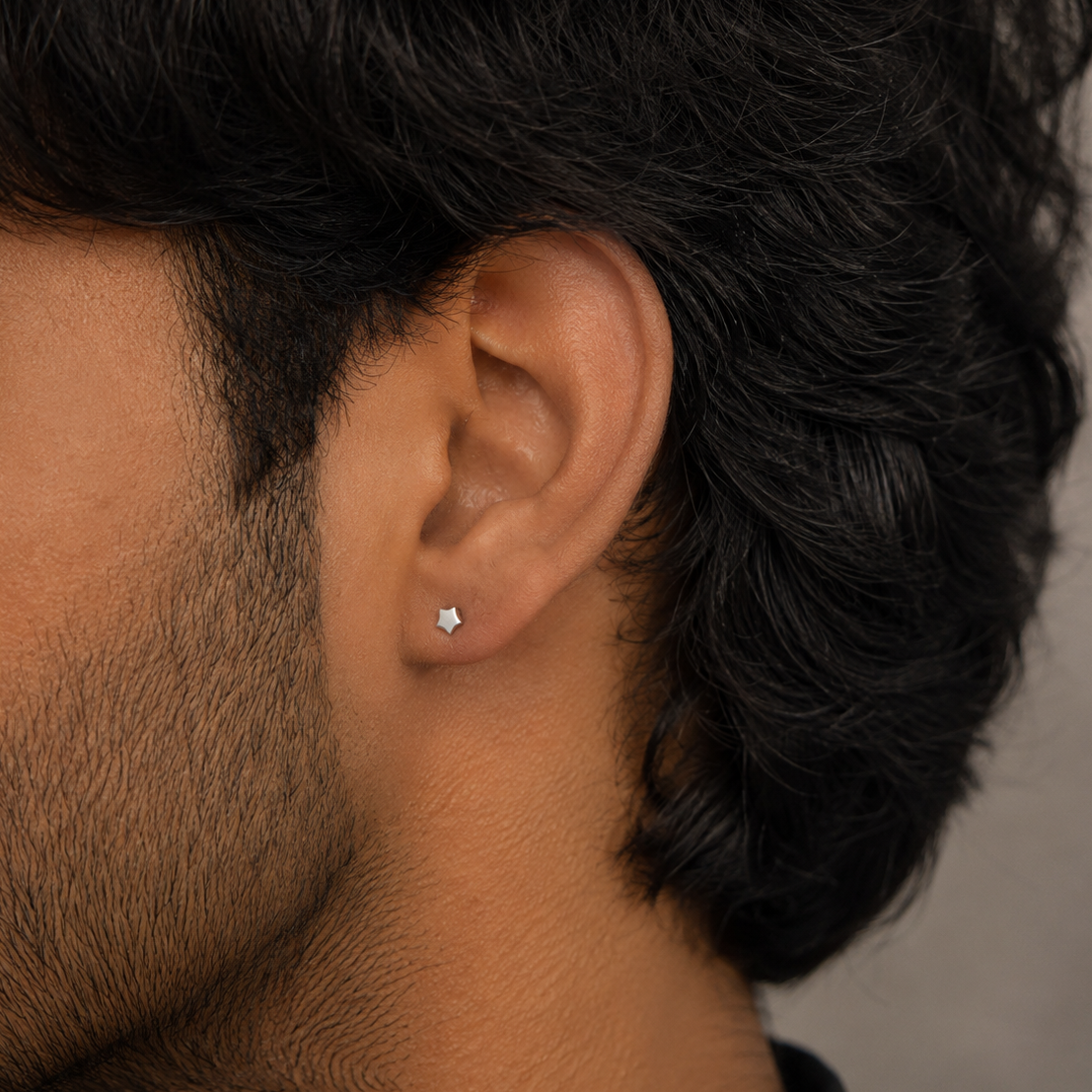 Mini Star Stud Earring - S