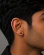 Noir Stud Earring - 4MM