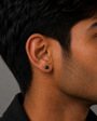 Noir Stud Earring - 5 MM