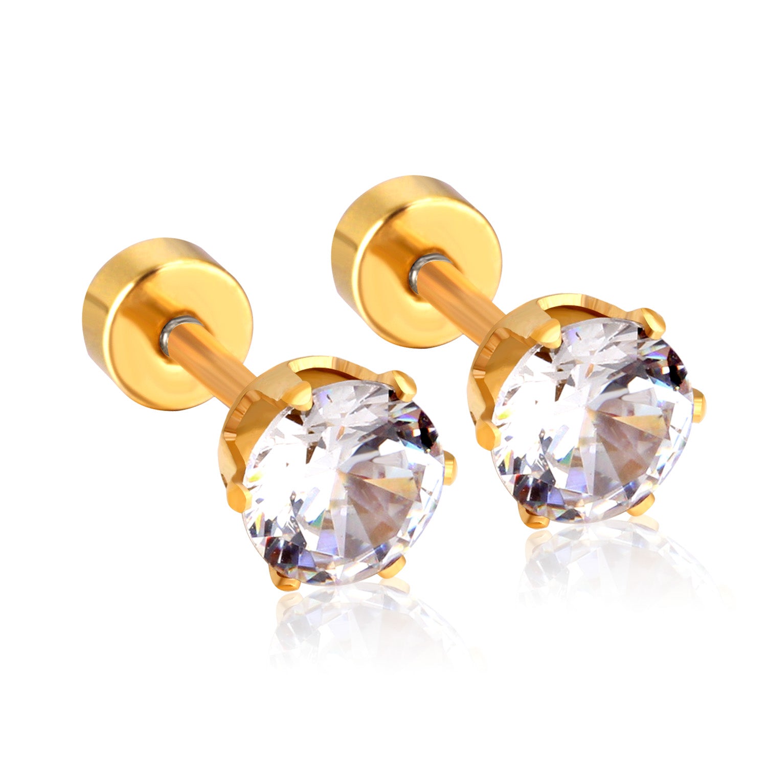 Diamond Stud Earring - 5 MM