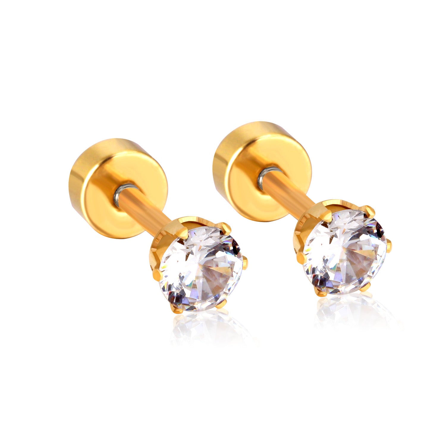 Diamond Stud Earring - 3 MM