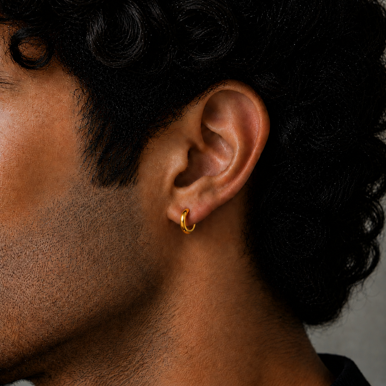 Petite Hoop Earring - 8 MM