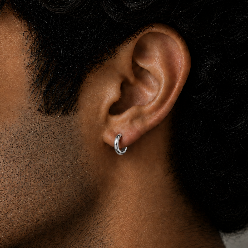 Petite Hoop Earring - 8 MM - S